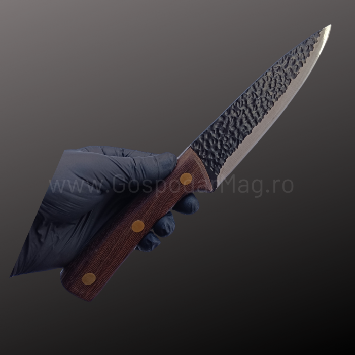 Set 4 Piese - 3 Cutite Profesionale Forjate + 1 Satar Forjat Gospodar Mag [4]