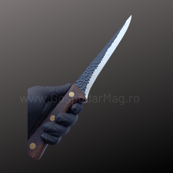 Set 4 Piese - 3 Cutite Profesionale Forjate + 1 Satar Forjat Gospodar Mag [5]