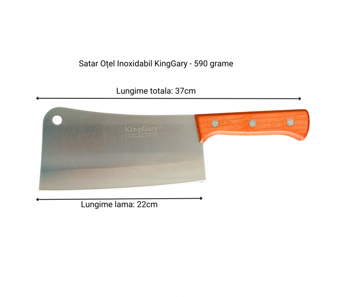 Set 7 Piese (A7) Cutite Macelarie Profesionale Gospodar Mag [8]