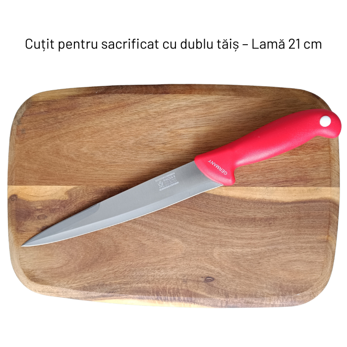 Set 8 Piese Cuțite Măcelărie și Satâr Profesional | GospodarMag [3]