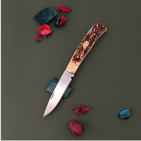 Briceag EDC, Imitație Corn de Cerb cu Teacă | GospodarMag [3]