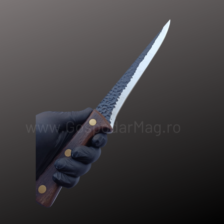 Set 4 Piese - 3 Cutite Profesionale Forjate + 1 Satar Forjat Gospodar Mag [4]