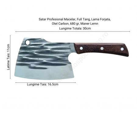 Set 7 PIESE (F7) Cutite Macelarie Din Otel Carbon, Forjate, RINGEN K/Germany GospodarMag [7]