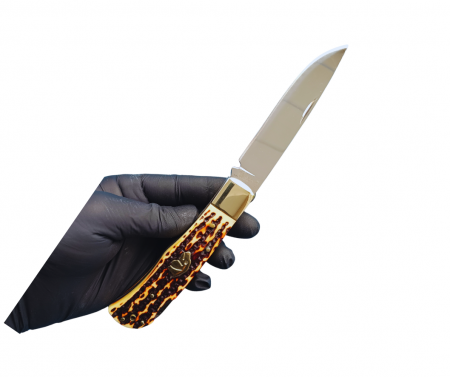 Set Briceag Cerb Carpatin si Imitatie Corn Cerb [6]