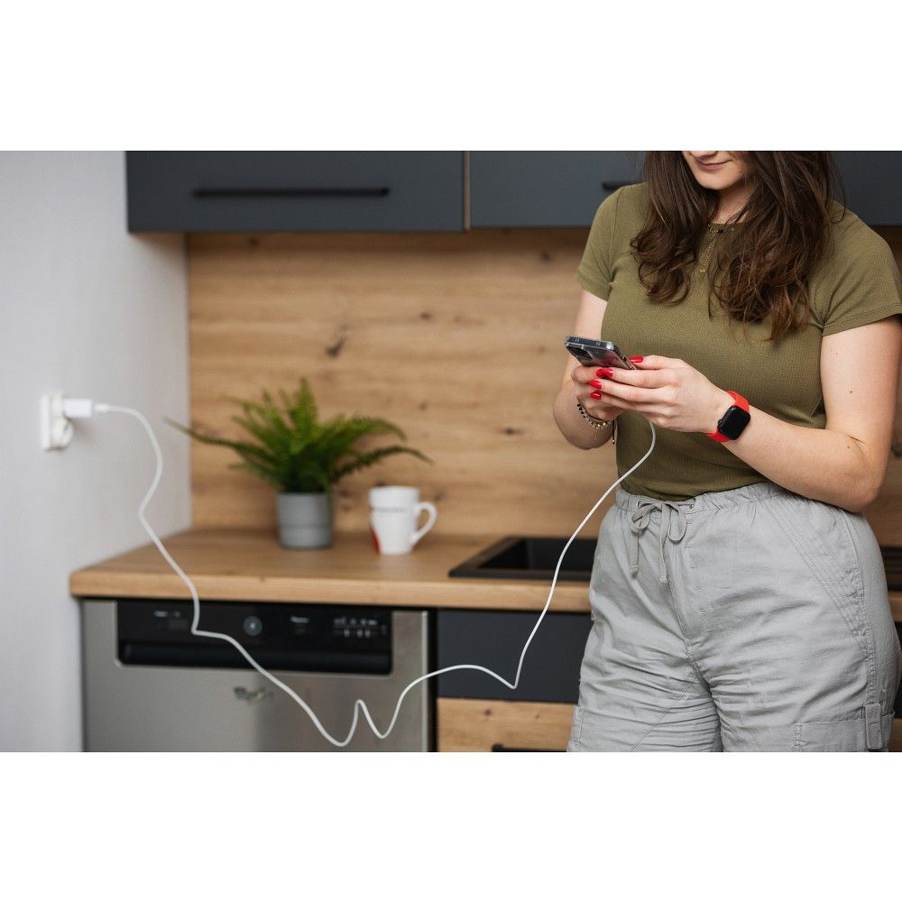 Cablu Forcell C339 USB-C la USB-C 5A 100W 2m - Încărcare rapidă [3]