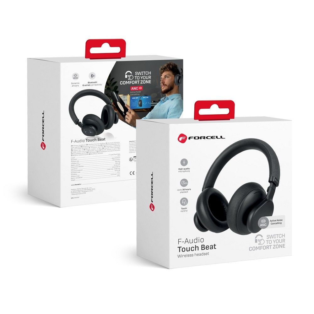 Căști Forcell F-AUDIO cu ANC Bluetooth - Negru [12]
