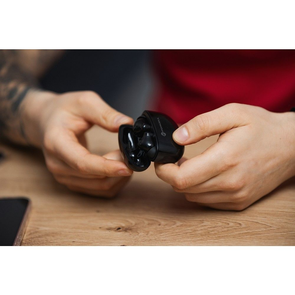 Căști Forcell F-Audio ANC Clear Sound TWS - Negru [7]