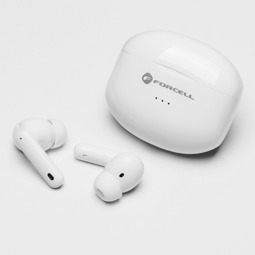 Căști Forcell F-Audio ANC Clear Sound TWS - Alb [2]