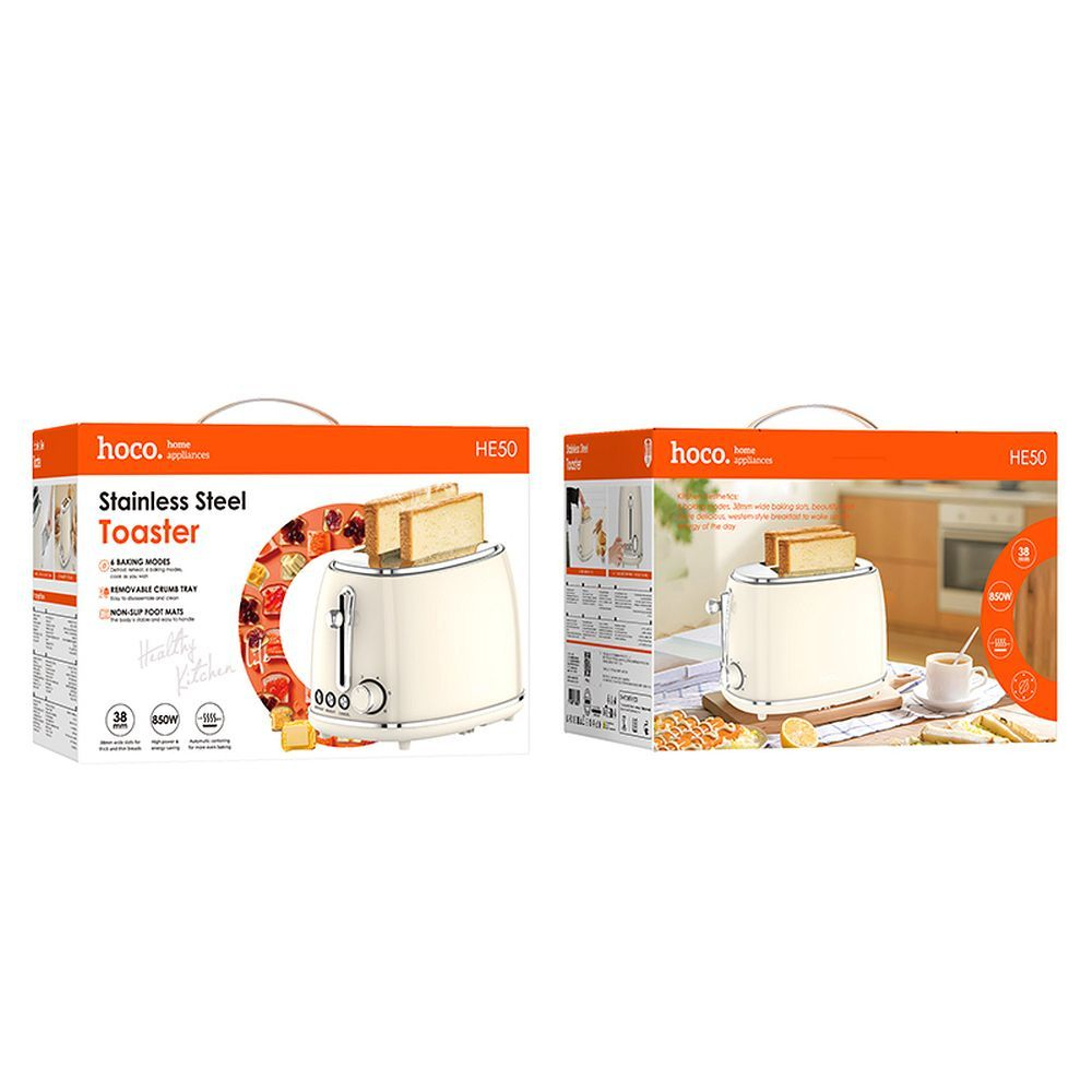 Prăjitor de pâine retro HOCO 850W HE50 [5]