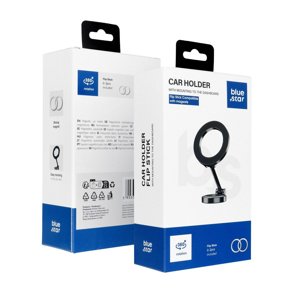 Suport auto magnetic telefon 360° Bluestar [3]