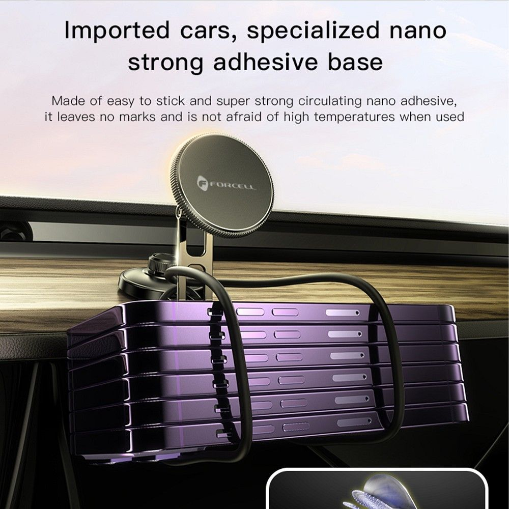 Suport magnetic auto Forcell F-Grip IronSecur [6]