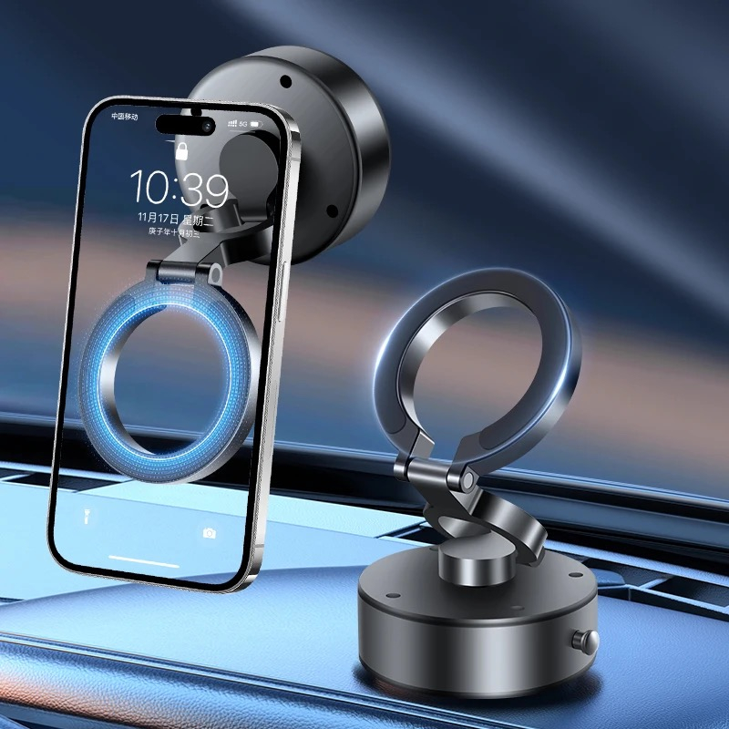 Suport Telefon Magnetic cu Prindere pe Bază de Vacuum [2]