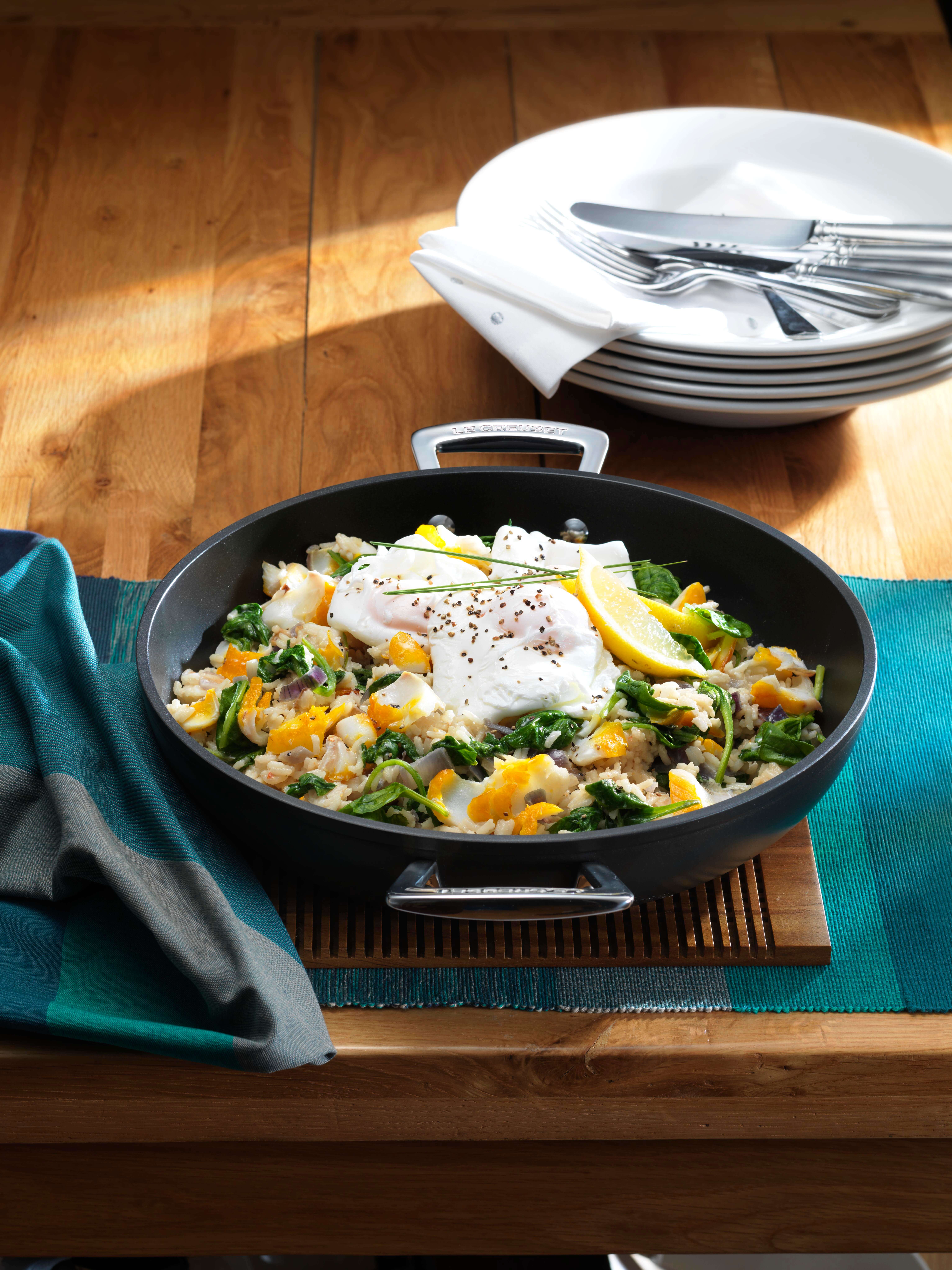 Le Creuset Tigaie Les Forgees TNS cu capac 24 cm [2]