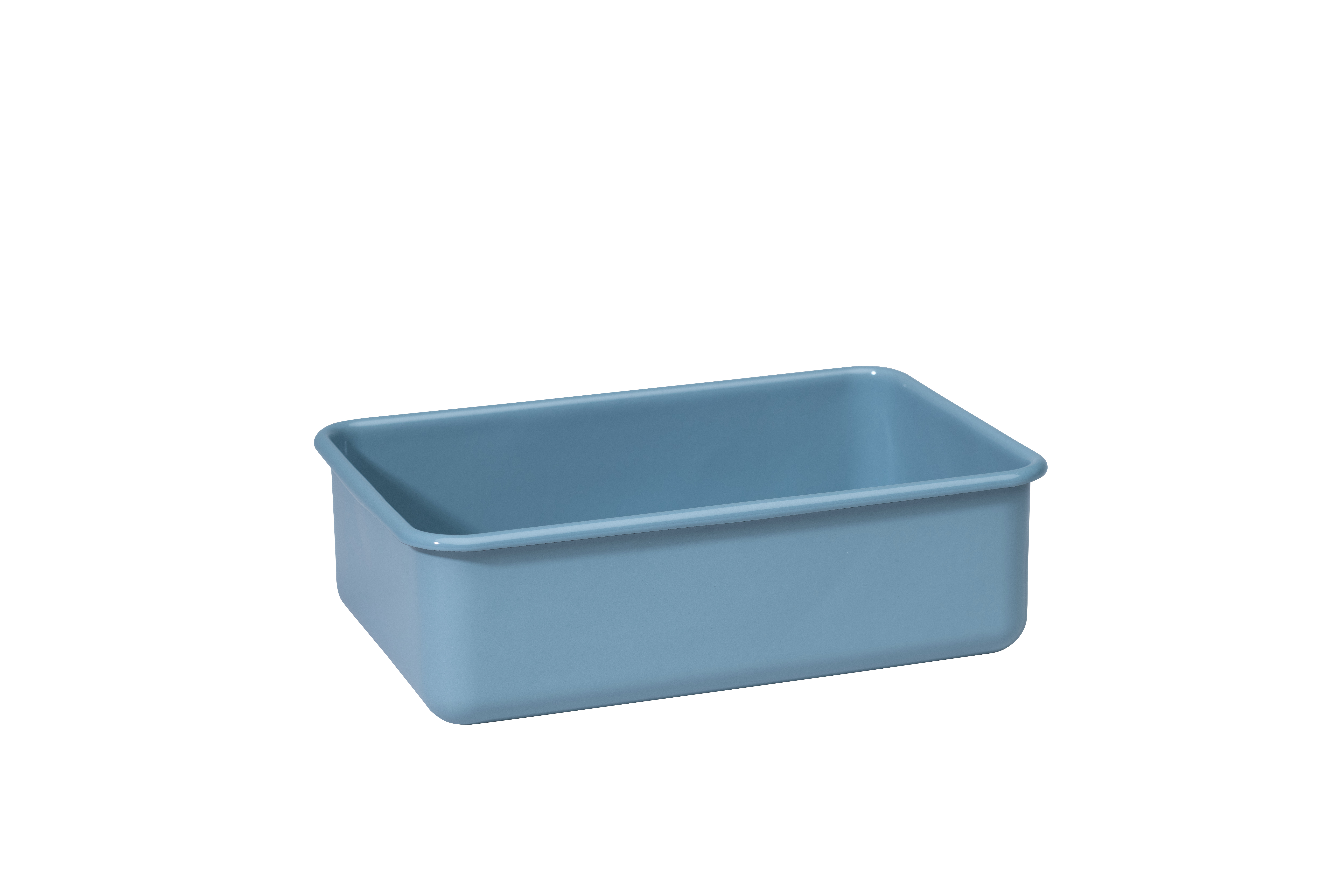 Recipient depozitare Riess fara capac 23x15x7cm albastru afin [1]