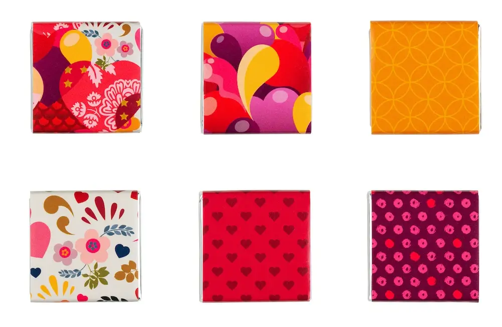 18 patratele de ciocolata „Love”, 81gr [2]