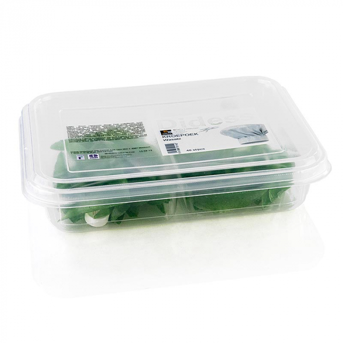 Kroepoek cu wasabi, necopt, verde, 105 g, 48 buc [2]