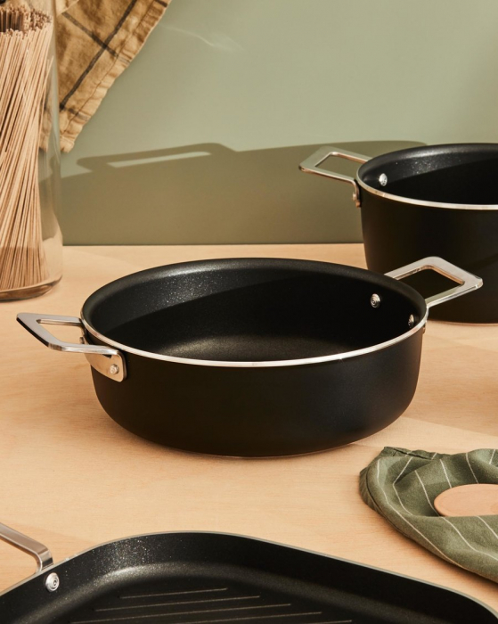 Alessi oale si tigai Ø 24 cm Negru / 3,4 L [2]