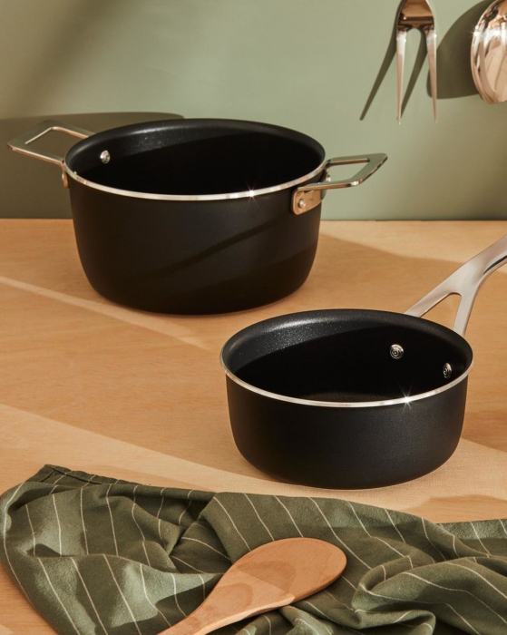 Alessi Sauceplan Oale si tigai Ø 16 cm Negru / 1,4 L [2]
