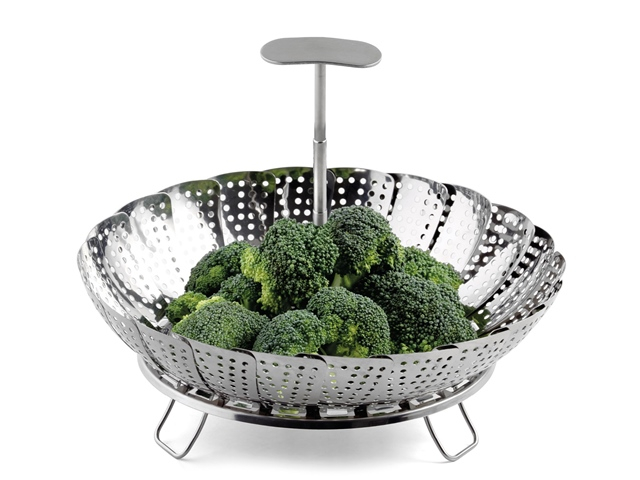 Vas de legume alb cu maner telescopic 18-26 cm [1]