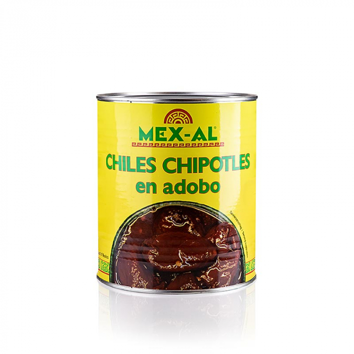Ardei iute chipotles, afumat, în sos adobo, MEX AL, 2,8 kg [1]