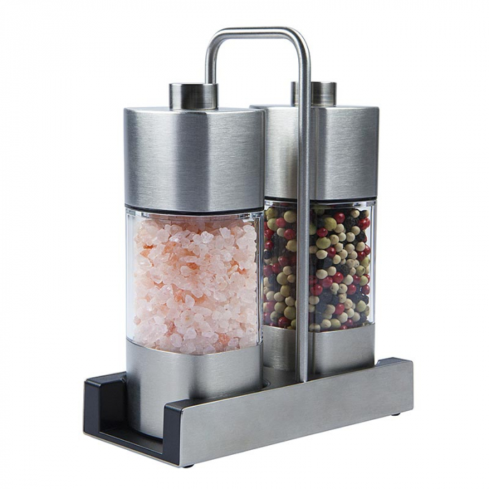 Menage Wiberg cu moara de sare si piper 140/65g, cu rasnita ceramica, 16,8cm, 205g, 2 buc. [1]