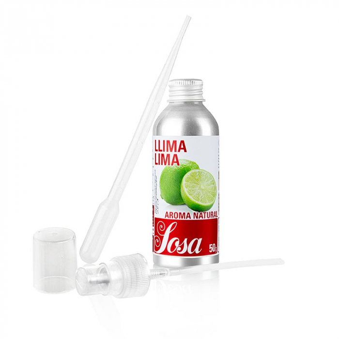 Aroma naturala de lime, lichida, Sosa, 50 g [1]