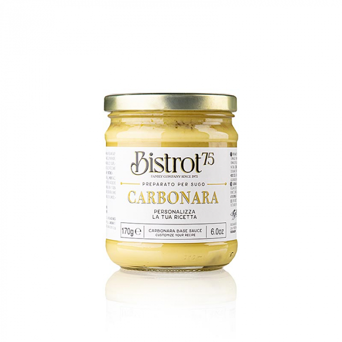 Bistro 75 - baza de sos cu ou carbonara, fara bacon, 170 g [1]