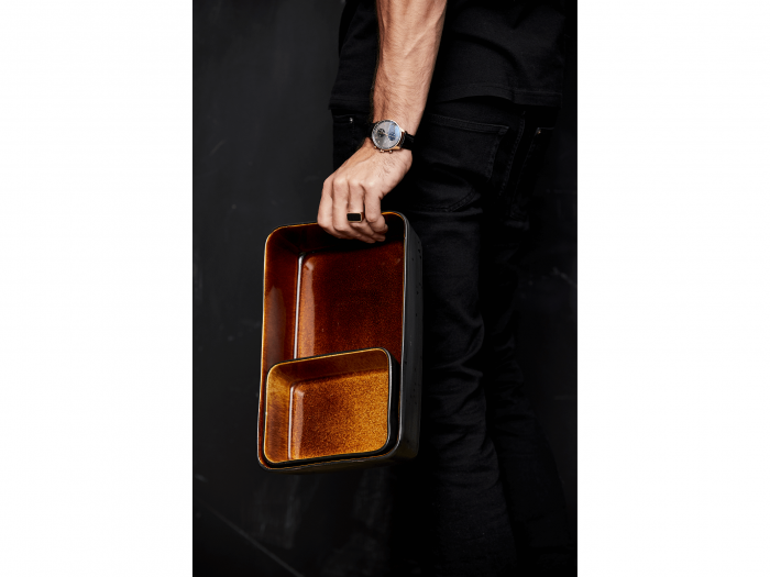 Bitz Oven Cup Black Amber 33 x 21 x 7,5 cm [4]