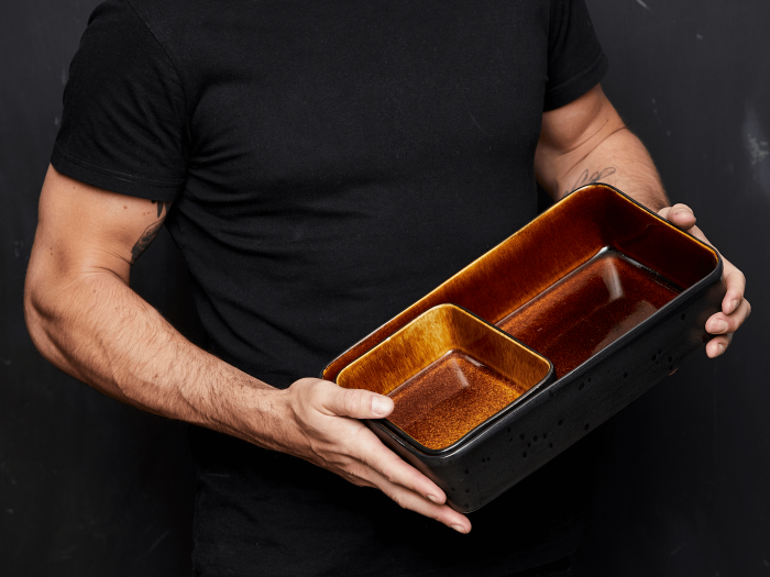 Bitz Tava pentru cuptor Black Amber 19 x 14 x 6 cm [3]
