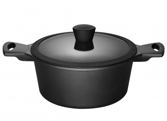 Caserola Sola cu Capac Fair Cooking Black Ø24 cm [1]
