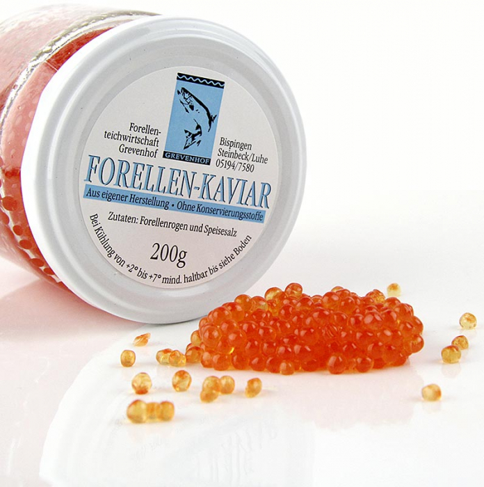 Caviar de pastrav, portocaliu auriu, 200 g [2]