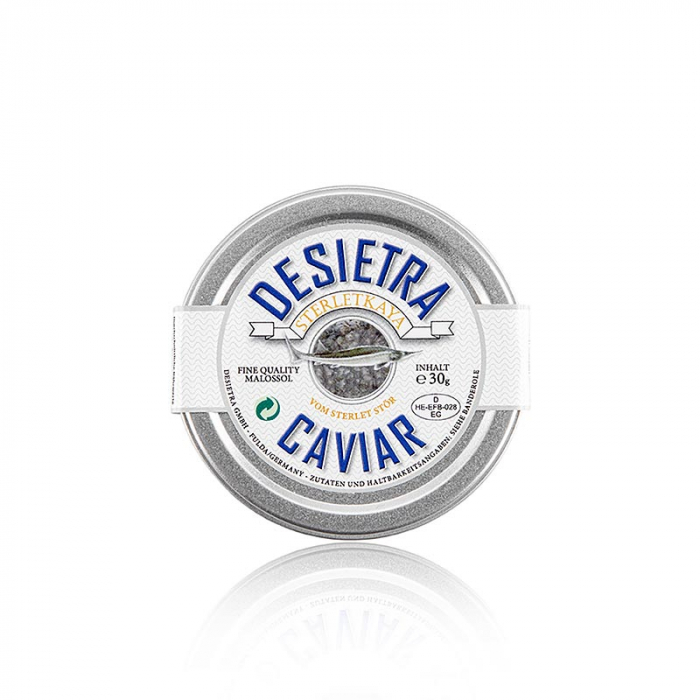 Caviar Desietra Sterletkaya, din sturion sterlet, acvacultură Germania, 30 g [6]