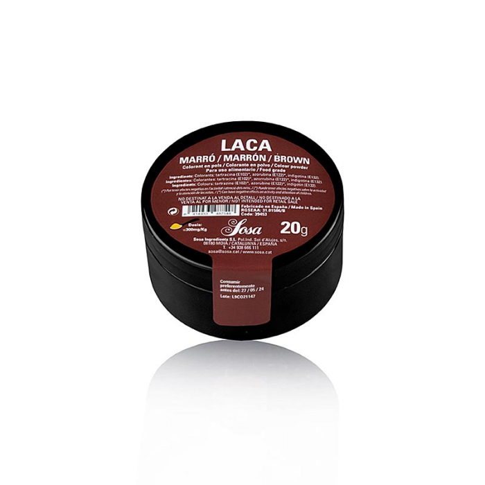 Colorant alimentar maro castan, pudra, solubil in grasimi, Sosa, 20 g [1]