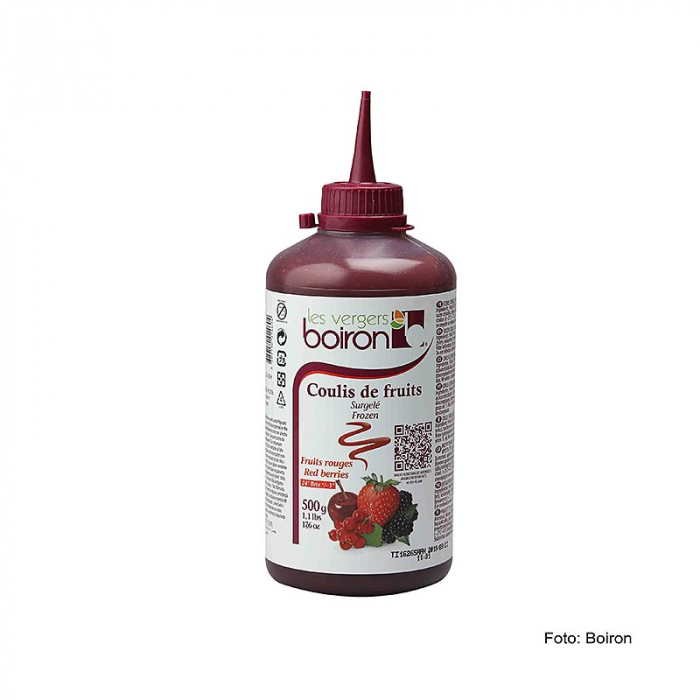 Coulis / Sos - fructe roșii, 17% zahăr, sticlă de stoarcere, TK, 500 g [1]