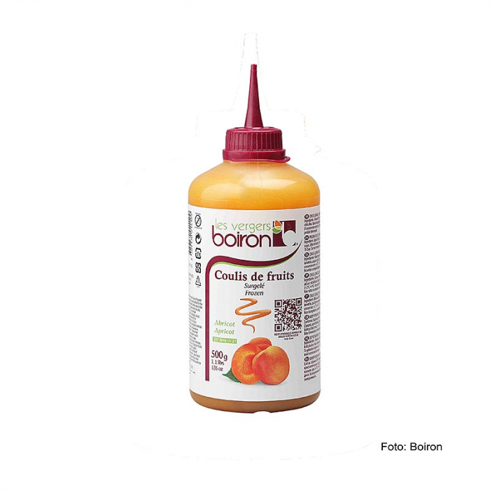 Coulis / Sos - caise, 20% zahăr, sticla de stoarcere, TK, 500 g [1]