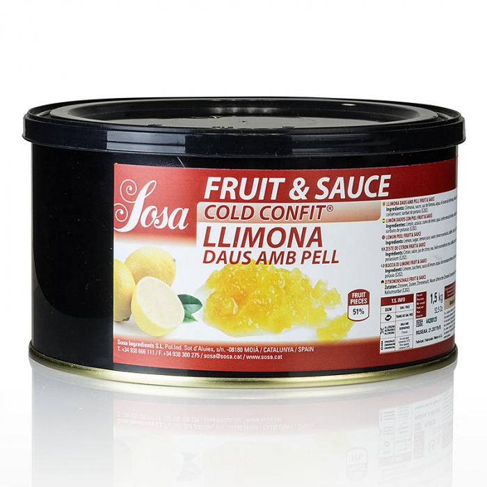Cuburi de fructe si lamaie confiate, 5mm, Sosa, 1,5 kg [1]