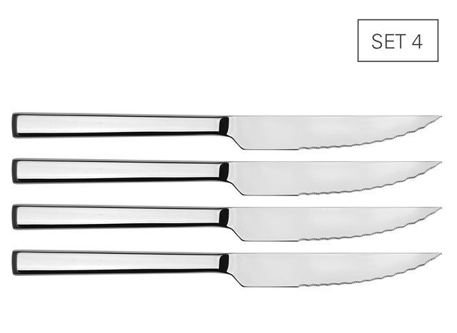 Cutit alb pentru friptura cu muchie zimtata set 4 [1]