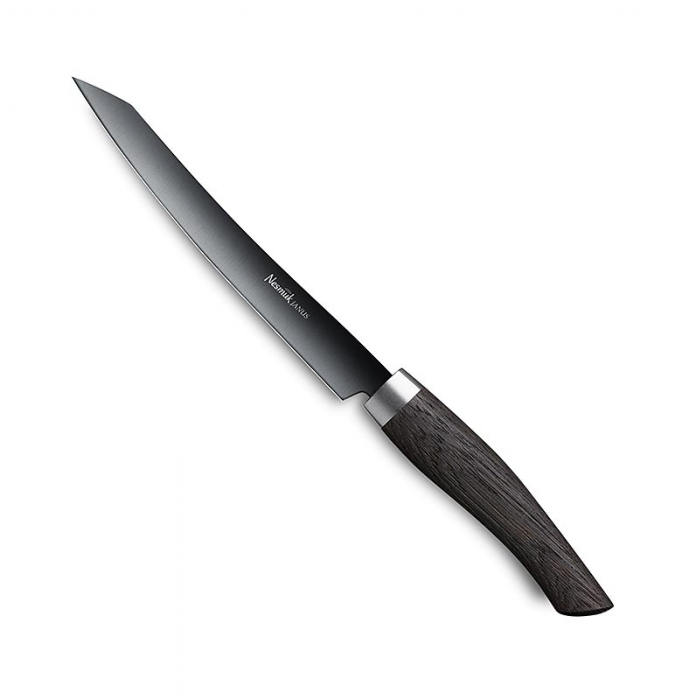 Cutit Nesmuk Janus 5.0, 16 cm, clema din otel inoxidabil, maner din stejar de mlastina, 1 buc [1]