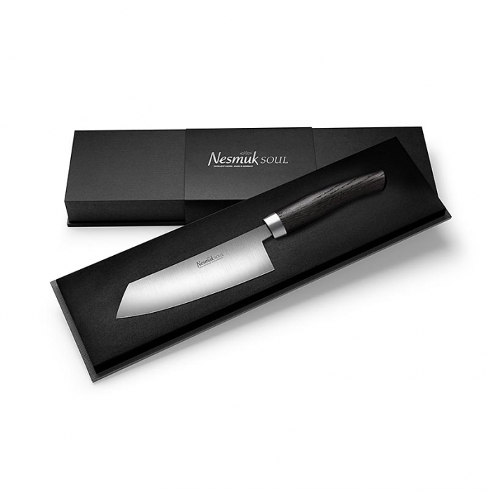 Cutit de bucatar Nesmuk Soul, 140 mm, maner din lemn de stejar 1 buc [2]