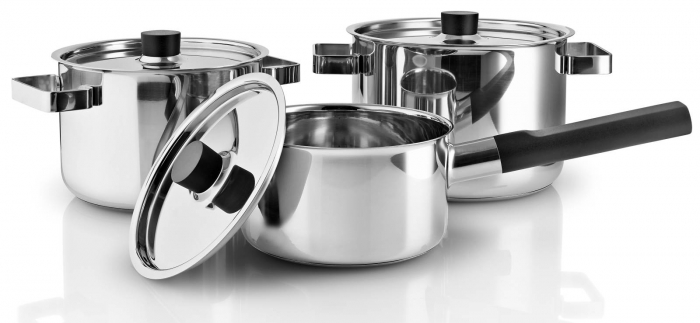 Eva Solo Set Tigaie Nordic Kitchen Set Negru de 3 [1]