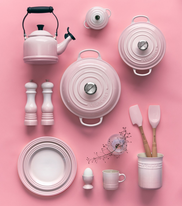 Fierbator fluier Le Creuset Demi Shell roz 1,1 L [2]