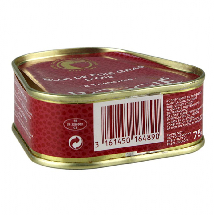 Foie gras, Rougié, trapez, semiconservat, 75 g [2]