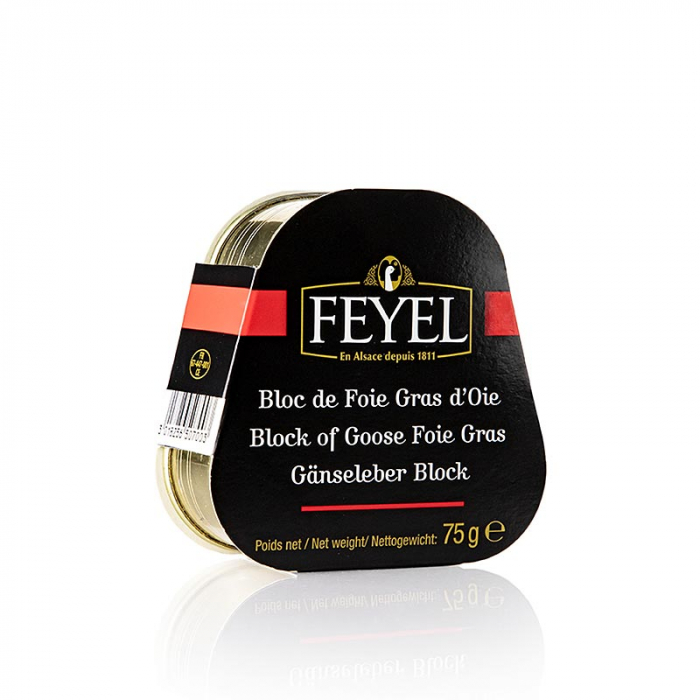 Foie gras gasca, trapez, semiconservat, 75 g [1]