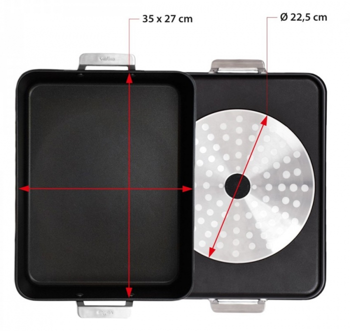 Forma de prajire Valira Aire Black 34 x 27 cm [3]