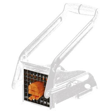 GEFU insert de taiere/cutter 9x9mm pentru taietor cartofi prajiti din otel inoxidabil [1]