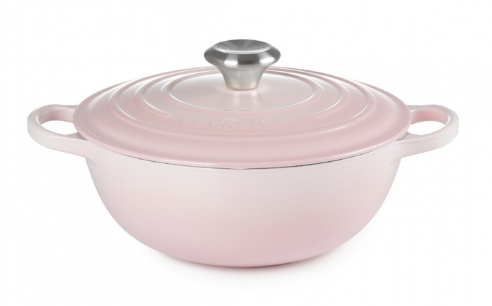 Le Creuset Caserola Marmite Shell Pink ⌀ 24 cm [1]