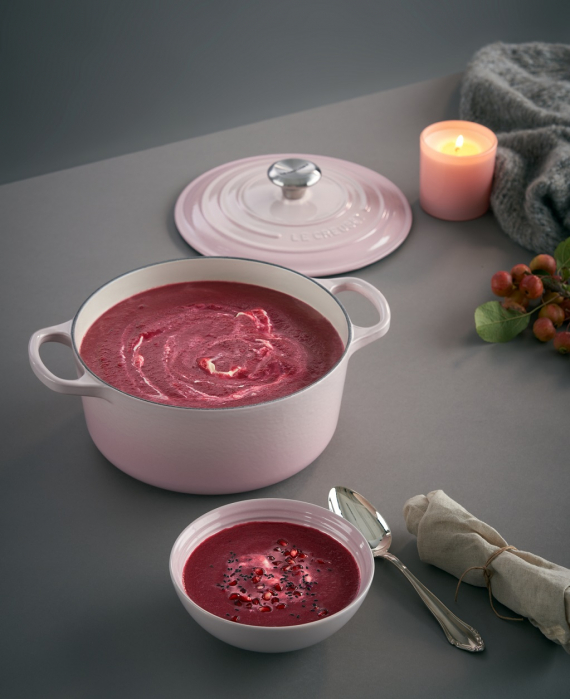 Le Creuset Casserole Signature Shell Pink ⌀ 24 cm [2]