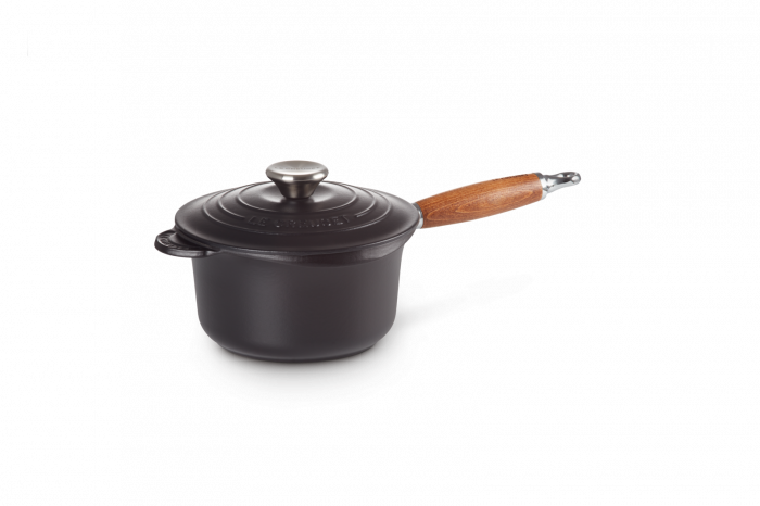 Le Creuset Cratita cu capac negru satinat mat 18 cm [2]