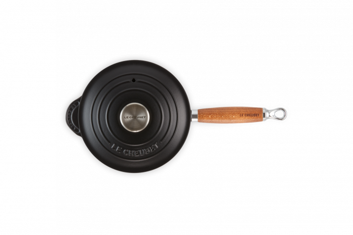 Le Creuset Cratita cu capac negru satinat mat 18 cm [4]