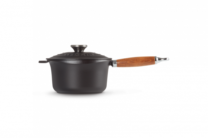 Le Creuset Cratita cu capac negru satinat mat 18 cm [3]